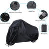 Funda para motocicleta, impermeable, para exteriores e interiores, resistente al desgaste, para moto, para todas las estaciones, a prueba de polvo y protección UV.